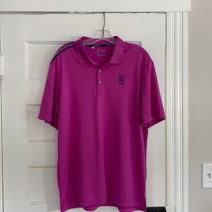 Adidas golf shirt (L) TPC Boston Logo